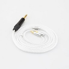 Audiocrast HIFI 8 코어 99% 7n 순수 실버 이어폰 케이블 ATH-ADX5000 ATH-MSR7b 770H 990H A2DC 헤드폰용, [01] 0.5m, [05] 6.5mm Male Plug