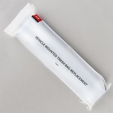 티캔 차량용 쓰레기통 알루미늄 풀바디 휴지통, 리필용 팩