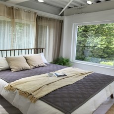 전자파차단 2025년형 꾸민가 리얼탄소매트(슬림소프트그레이/슈퍼싱글/퀸)