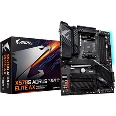 기가바이트 X570S AORUS 엘리트 AX AMD Ryzen 3000 PCIe 4.0 SATA 6GbsUSB 3.1 ATX 게이밍 마더보드 갱신, X570S AORUS ELITE AX_Bundle |, 1개