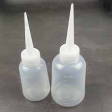 재봉틀 기름 병 뽀족 액체 용기 말랑 공병 미싱기름통 uss*93983UC, 250ml, 1개