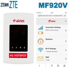 [해외] 잠금 해제 된 zte mf920v 4g lte wifi 모뎀 라우터, 상세내용표시