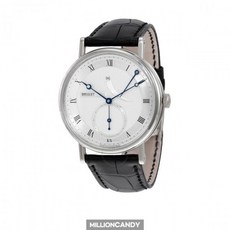 브레게 클래식 핸드와인딩 38mm 실버 5277BB129V6 화이트골드