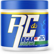 로니 콜먼의 EAA가 함유 BCAA XS 파우더 운동 후 근육 회복 분지 사슬 아미노산 여성 남성용 무설탕 수분 음료 구아바 넥타린 30인분, 1개, 192g