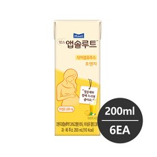 매일유업 맘스 앱솔루트 식이섬유주스 오렌지 200ml 12팩, 12개