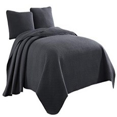 Cozy Beddings Elliott Twin/Twin X-Large Charcoal Grey 아늑한 침구 Elliott 트윈 / 트윈 X-Large 차콜 그레이, 1