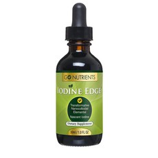 Go Nutrients Nascent Iodine Supplement 고 뉴트리언트 요오드 액상 IODINE EDGE 30ml, 1개, 1