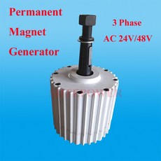 1000 w 영구 자석 발전기 1kw ac 24 v48 v 베이직베이직 rpm 50 hz 삼상, 24V, 홀더 없음