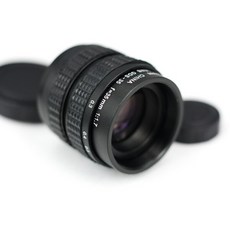 [해외] 캐논 eosm/m2/m3 카메라 용 2/3 &quot;c 마운트 cctv 35mm f1.7 영화 렌즈, C 입