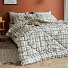 빈티지체크이불