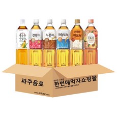 [한번에먹자쇼핑몰] 차음료 1.5L 6종 혼합세트 / 옥수수수염차 + 결명자 + 누룽지 + 하늘보리 + 카무트 현미차 + 티즐