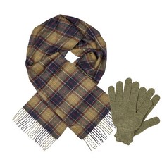 바버 BARBOUR 남성 머플러 장갑 기프트세트 MGS0018