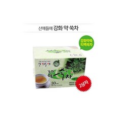 산애들애 강화약쑥 티백차 30개입x2상자 환절기쑥차 강화사자발쑥, 2개