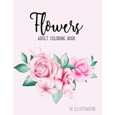 How to Draw FLOWERS Adult Tracing Book: Stress Relieving Flower Designs  (Trace Along) (Paperback) 