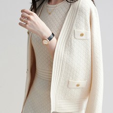 발렌트케이블니트투피스세트