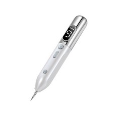 레이저 플라즈마 펜 주근깨 제거 기계 스킨 태그 블랙 도트 다크 스팟 리무버 뷰티 케어 도구, [06] silvery B, silvery