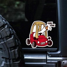 Honk Goose On Road Rage 비닐 스티커 노트북 물병 자동차 생일 선물 1pc, 1개