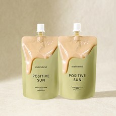 샤이샤이샤이 파지티브 선 태닝 워터리 크림, 2개, 110g