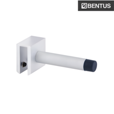 BENTUS BS-326 유리문 도어스토퍼 실버 크롬무광 샤워부스 10mm 무타공 스토퍼, 1개