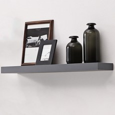 철물코리아 워너비 인테리어 무지주 벽선반, 45T 무지주선반 대790(그레이)