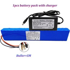 36V 10S4P 10000mah 배터리 팩 10AH 18650 충전식 리튬 이온 전기 자전거 전자 자전거용 대용량, [05] Buller SM, 1개