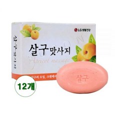 LG생활건강 살구 맛사지비누 100g x 12개