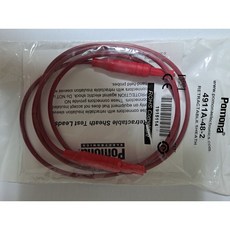 4911A-48-2 Banana Plug Patch Cord 120cm 적색 Pomona, 1개