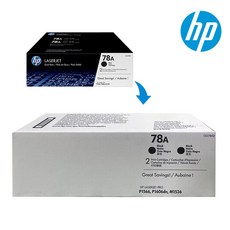 HP Laserjet P1606dn 정품토너 검정 CE278A 2100매 NO.78A 사용 가능기종 M1536dnfMFP P1566, 1개