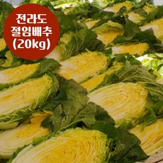 [전북 고창] 전라도식 절임배추 양념 김장 전라도 김장 배추 절인배추(양념포함), 1박스, 20kg