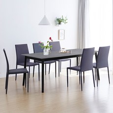 베스트리빙 스칸디 젠 포세린 통 12T 세라믹 1200/1400/1600/1800 4인용 일반 와이드형 식탁세트/의자4개/의자6개 4colors, 6인 와이드(1800), 그레이세라믹