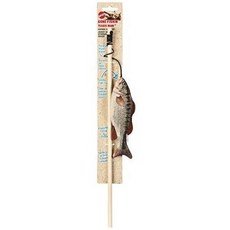 SPOT Gone Fishin Teaser Wand Cat Toy with Catnip Assorted Figures, One Color_One Size, One Color