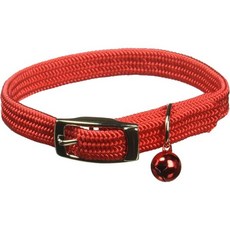 벨 블랙 10인치 쿨캣 신축성 고양이 안전 칼라, Red, 10", 1개