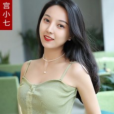 진주목걸이 (셀럽 스타일리쉬한)가벼움 늘이기 경부 선 민물 진주 chocker목걸이