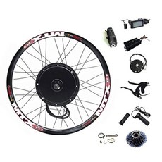 NBPOWER 135mm 드롭아웃 리어 72V 2000W 후륜 모터 70 75km /h 전기 자전거 키트 45A 사인파 듀얼 모드 컨트롤러 및 다기능 SW900 디스플레이 변환, 700C Rear, 1개