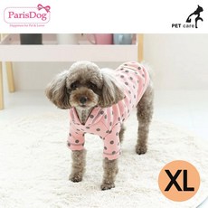 패리스독 도트 후드티셔츠 (핑크) (XL) RHF+C_:45D266 강아지 티셔츠 T셔츠 애견용품 애완용품, 쿠팡상품■, ◆옵션필수확인◆