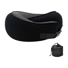 메모리 폼 U자형 베개 목 여행 비행기 낮잠 목베개, One Size, C