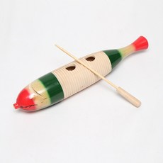 물고기 귀로 기로 컬러 37cm 장난감 리듬 교재용 교육용 오르프 악기