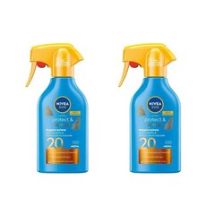 (독일직배) 니베아 선 프로텍트 브론즈 SPF20 맥시 스프레이 솔라레 썬크림 270ml 2팩 Nivea Sun Protect & Bronze SPF 20 Maxi Spray So, 2개