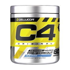 셀루코어 C4 오리지널 프리-워크아웃 블루 라즈베리, 390g, 1개