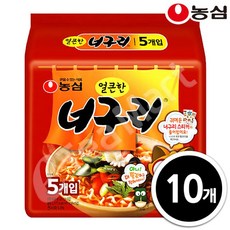 농심 얼큰한 너구리 120g X 10봉, 10개, 10개