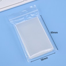 케이팝 카드 슬리브 명함 세트 투명 및 무산성 사진 앨범 포토카드 보호 필름 50, S1-1 50pcs