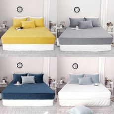 루다인 베이직 극세사 매트커버/매트리스커버 (Q)