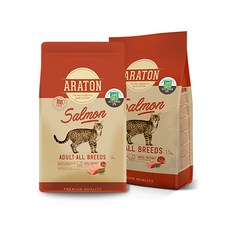 [BETTER GO] 아라톤(ARATON) 어덜트살몬 3kg (1.5kg x 2포) / 유럽 청정 고양이사료