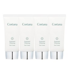코리아나 발효 화이트닝 선크림, 4개, 50ml