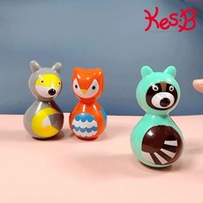 미니 오뚜기 3종-1세트 미니오똑이 동물오뚝이, 1개