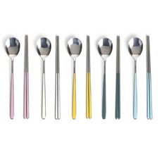 골든벨 셀비아 수저 5벌 세트, 1개