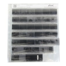 산성이 없는 링 바인더 보관 시트 35mm 135 B & W 필름 슬라이드, 50PCS