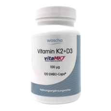 독일 비타민K2 D3 vitaMK7 100mcg 엠보캡슐 120정 4개월분, 1통, 1개