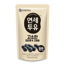 연세두유 검은콩 고칼슘 두유 파우치, 190ml, 30개