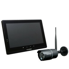 Maspro Electronics 모니터 및 무선 HD 카메라 세트 10.1 인치 모니터 풀 하이 비전 EP2WCFL, 상세페이지 참조, 1개